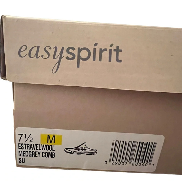 Easy Spirit women’s estravel wool med gray comb slip on sz 7.5 NIB - Picture 4 of 4